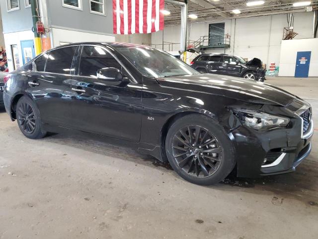 JN1EV7AP7KM512395 - 2019 INFINITI Q50 LUXE BLACK photo 4