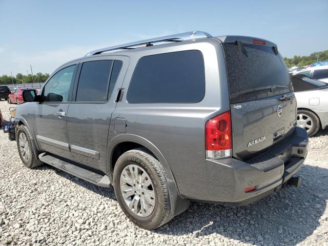 5N1AA0NE9FN621914 - 2015 NISSAN ARMADA PLATINUM GRAY photo 2