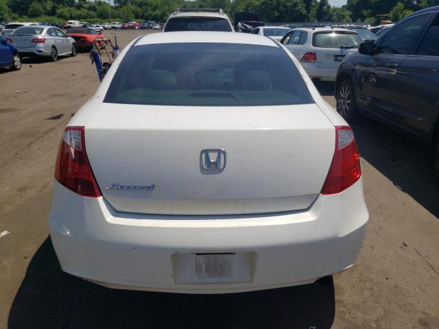 1HGCS123X9A016882 - 2009 HONDA ACCORD LX WHITE photo 6