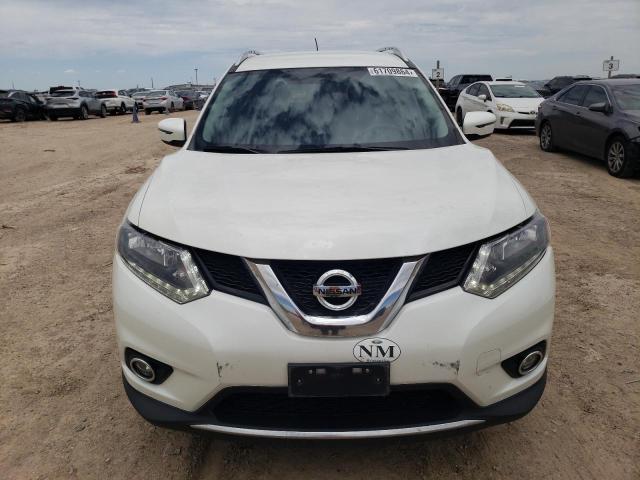 KNMAT2MT0GP721593 - 2016 NISSAN ROGUE S WHITE photo 5