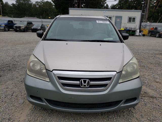 5FNRL38296B028234 - 2006 HONDA ODYSSEY LX SILVER photo 5