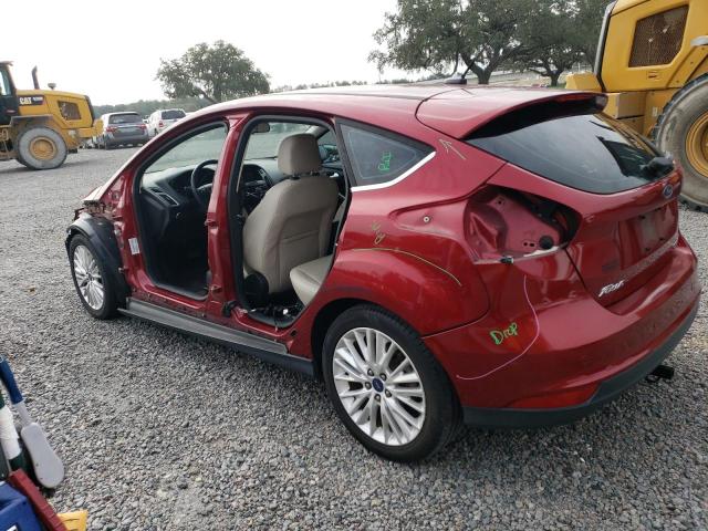 1FADP3N2XFL382172 - 2015 FORD FOCUS TITANIUM MAROON photo 2