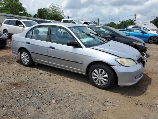 2HGES16364H546487 - 2004 HONDA CIVIC DX VP SILVER photo 4