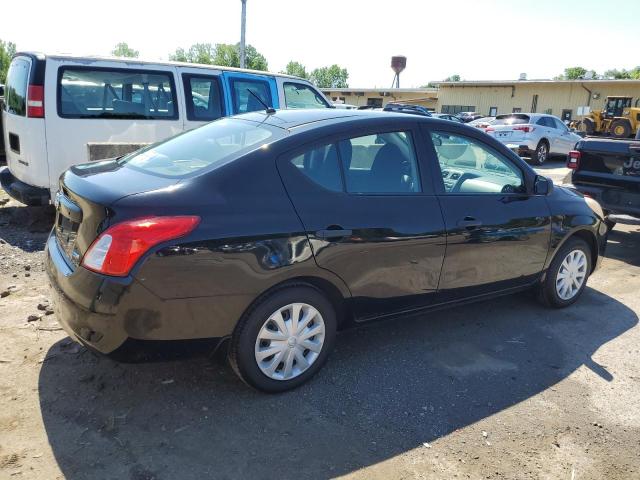 3N1CN7AP7EL830037 - 2014 NISSAN VERSA S BLACK photo 3