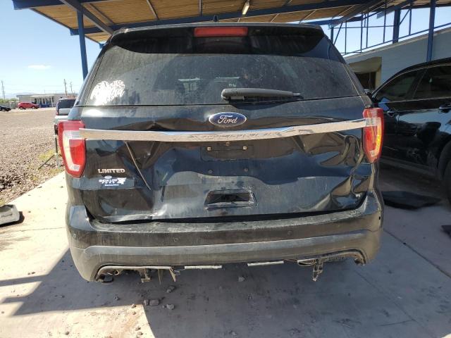 1FM5K8F8XHGC92668 - 2017 FORD EXPLORER LIMITED BLACK photo 6