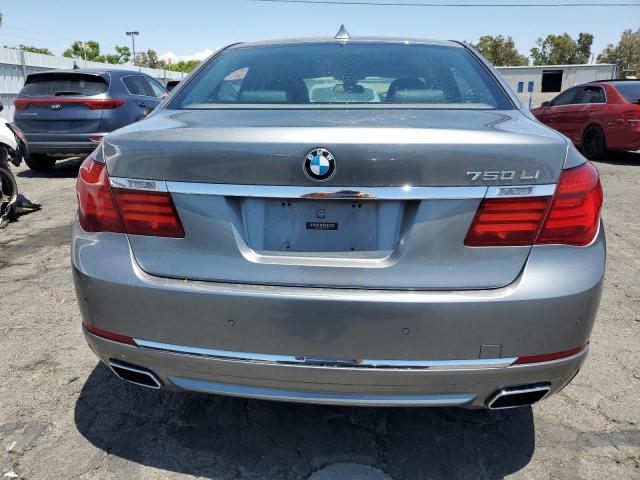 WBAYE8C5XDD132155 - 2013 BMW 7 SERIES LI GRAY photo 6