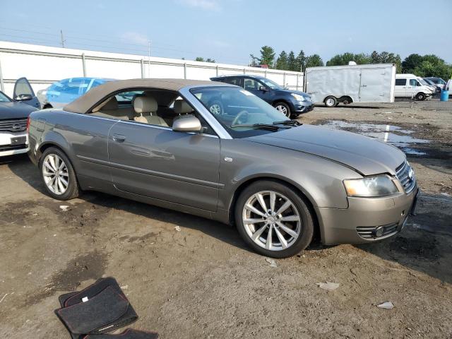 WAUDT48H95K008794 - 2005 AUDI A4 QUATTRO CABRIOLET TAN photo 4