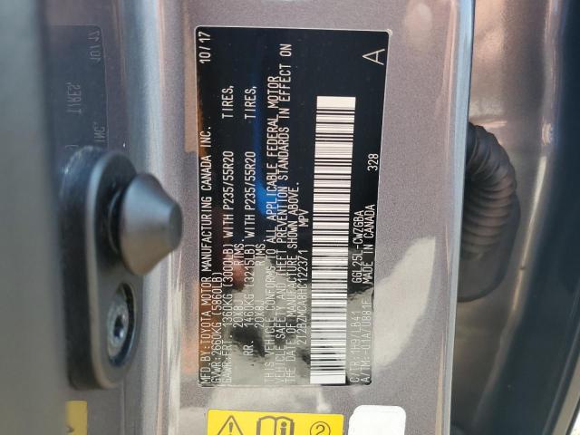 2T2BZMCA8HC122371 - 2017 LEXUS RX 350 BASE 灰色 照片 13