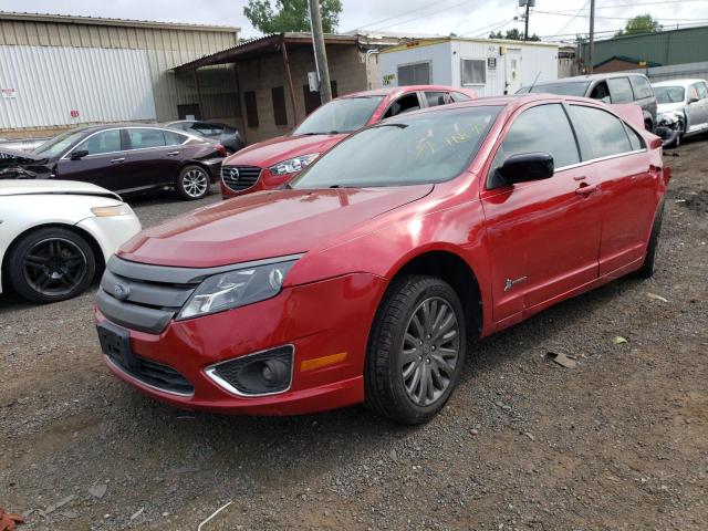 3FADP0L37CR267911 - 2012 FORD FUSION HYBRID RED photo 1