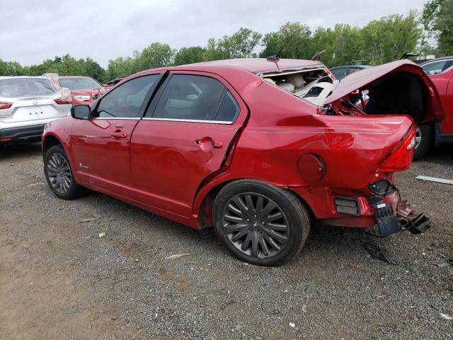 3FADP0L37CR267911 - 2012 FORD FUSION HYBRID RED photo 2