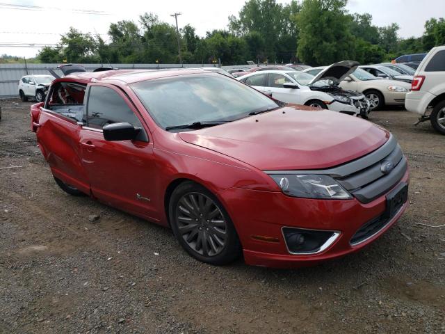 3FADP0L37CR267911 - 2012 FORD FUSION HYBRID RED photo 4