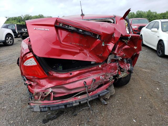 3FADP0L37CR267911 - 2012 FORD FUSION HYBRID RED photo 6