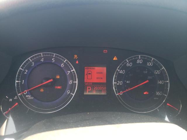 JNKAJ09E88M303238 - 2008 INFINITI EX35 BASE შავი ფოტო 9