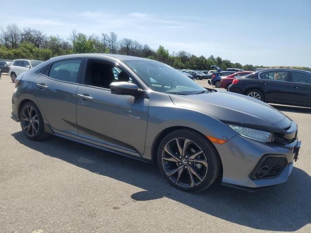 SHHFK7H90JU408547 - 2018 HONDA CIVIC SPORT TOURING GRAY photo 4