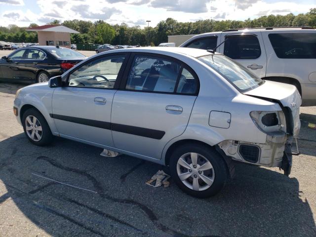 KNADE223396489474 - 2009 KIA RIO BASE SILVER photo 2