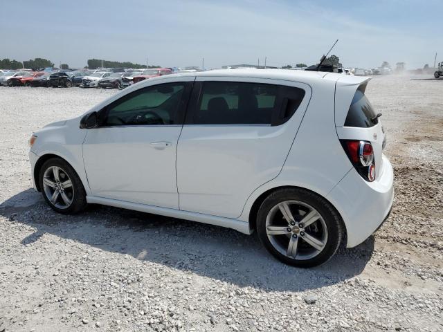 1G1JH6SB8D4237714 - 2013 CHEVROLET SONIC RS WHITE photo 2