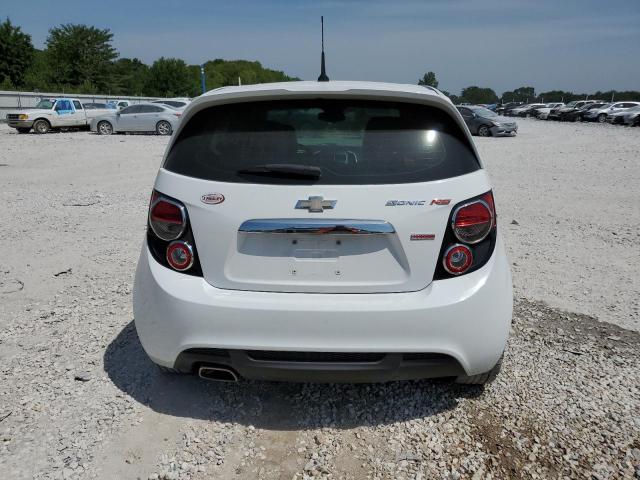 1G1JH6SB8D4237714 - 2013 CHEVROLET SONIC RS WHITE photo 6