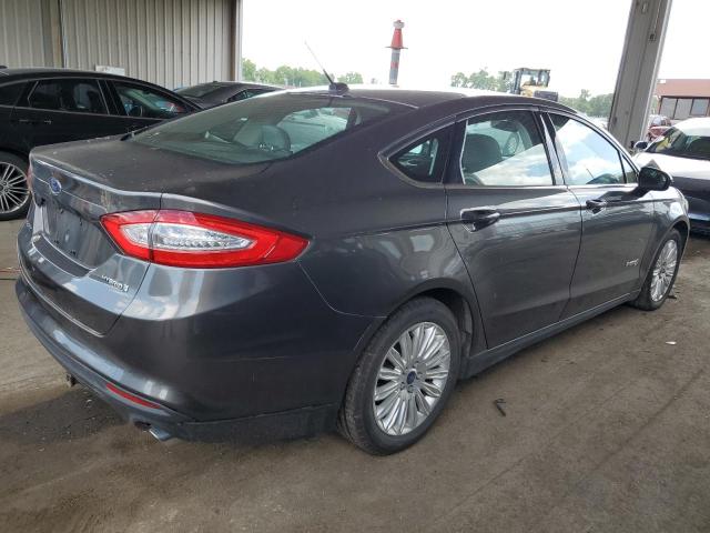 3FA6P0UU6FR172163 - 2015 FORD FUSION S HYBRID GRAY photo 3