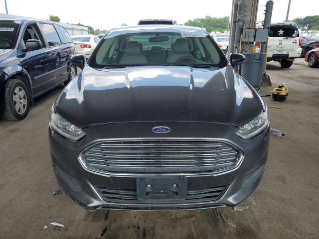 3FA6P0UU6FR172163 - 2015 FORD FUSION S HYBRID GRAY photo 5