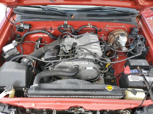 JT4TN12D4V0039430 - 1997 TOYOTA T100 XTRACAB BURGUNDY photo 11