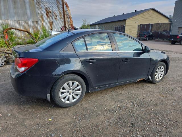 1G1PF5S96B7272898 - 2011 CHEVROLET CRUZE LT BLACK photo 3