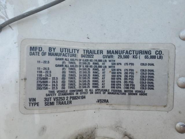 3UTVS2532P8824104 - 2023 UTILITY VS2RA Ağ foto 10