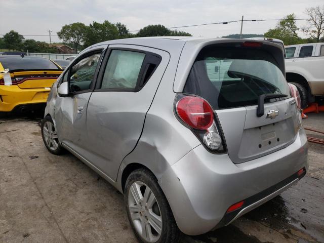 KL8CD6S9XEC534931 - 2014 CHEVROLET SPARK 1LT SILVER photo 2