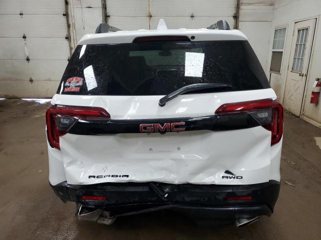 1GKKNUL48NZ182635 - 2022 GMC ACADIA SLT WHITE photo 6