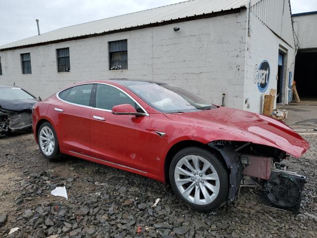 5YJSA1E24HF202861 - 2017 TESLA MODEL S Qırmızı foto 4