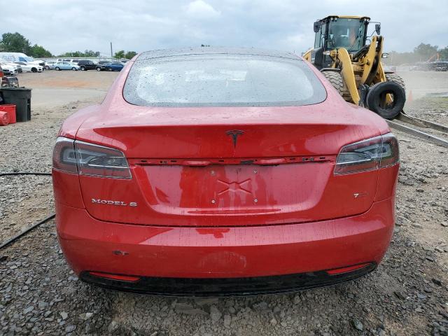 5YJSA1E24HF202861 - 2017 TESLA MODEL S Qırmızı foto 6