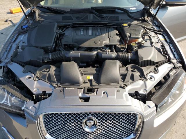 SAJWJ0EF9D8S82233 - 2013 JAGUAR XF GRAY photo 11