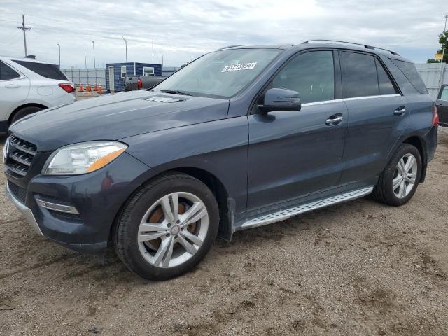 4JGDA5HBXFA529309 - 2015 MERCEDES-BENZ ML 350 4MATIC GRAY photo 1