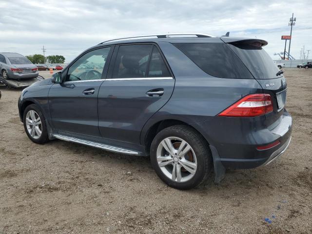 4JGDA5HBXFA529309 - 2015 MERCEDES-BENZ ML 350 4MATIC GRAY photo 2