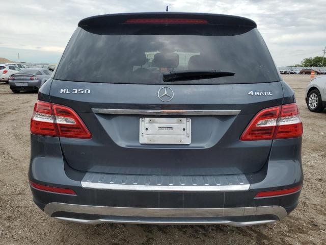 4JGDA5HBXFA529309 - 2015 MERCEDES-BENZ ML 350 4MATIC GRAY photo 6