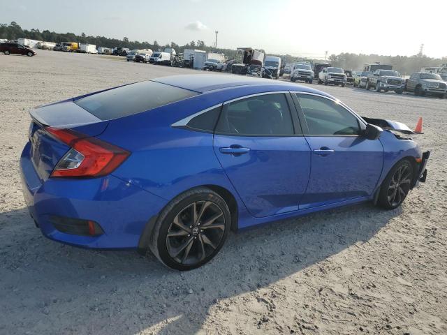 19XFC2F8XKE051235 - 2019 HONDA CIVIC SPORT BLUE photo 3