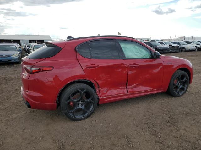 ZASPAKBNXN7D24109 - 2022 ALFA ROMEO STELVIO TI Կարմիր լուսանկար 3