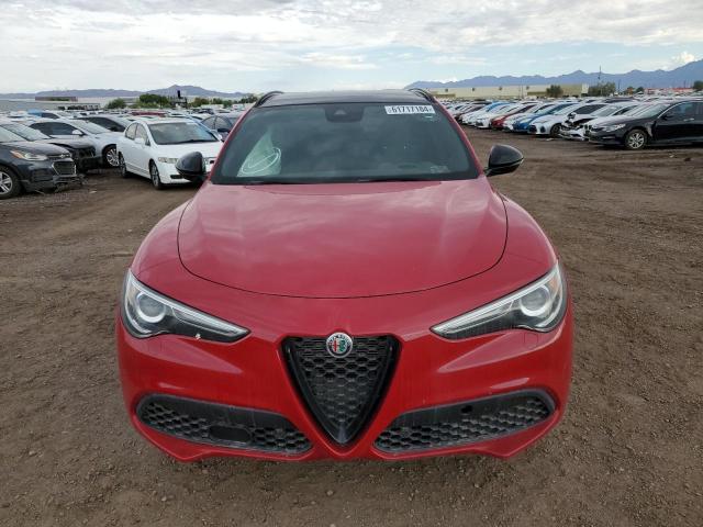 ZASPAKBNXN7D24109 - 2022 ALFA ROMEO STELVIO TI Կարմիր լուսանկար 5