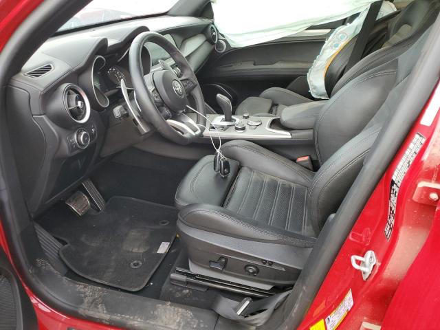 ZASPAKBNXN7D24109 - 2022 ALFA ROMEO STELVIO TI Կարմիր լուսանկար 7