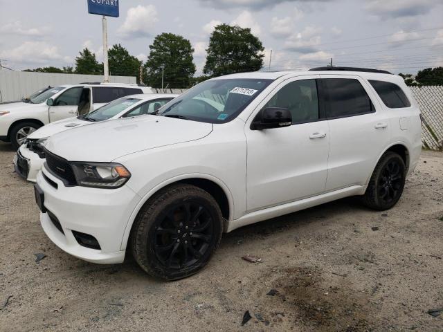 1C4RDJDG1LC325199 - 2020 DODGE DURANGO GT WHITE photo 1