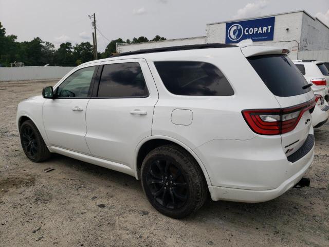 1C4RDJDG1LC325199 - 2020 DODGE DURANGO GT WHITE photo 2