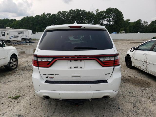 1C4RDJDG1LC325199 - 2020 DODGE DURANGO GT WHITE photo 6