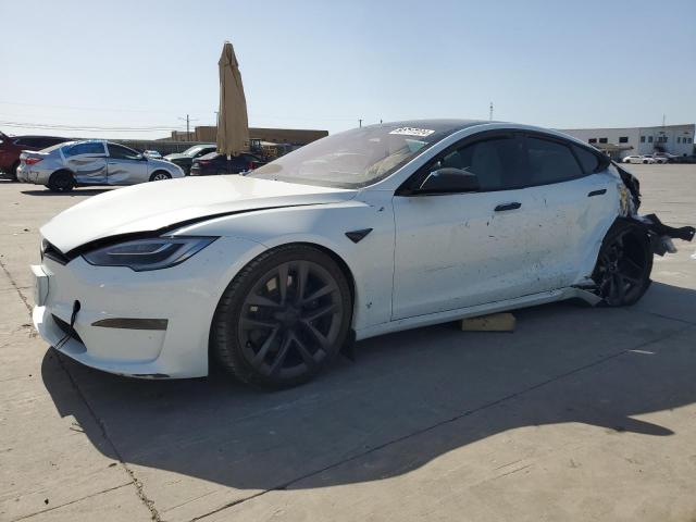 5YJSA1E68NF466003 - 2022 TESLA MODEL S 白色 照片 1