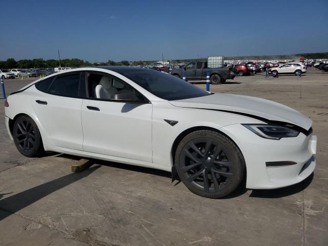 5YJSA1E68NF466003 - 2022 TESLA MODEL S 白色 照片 4