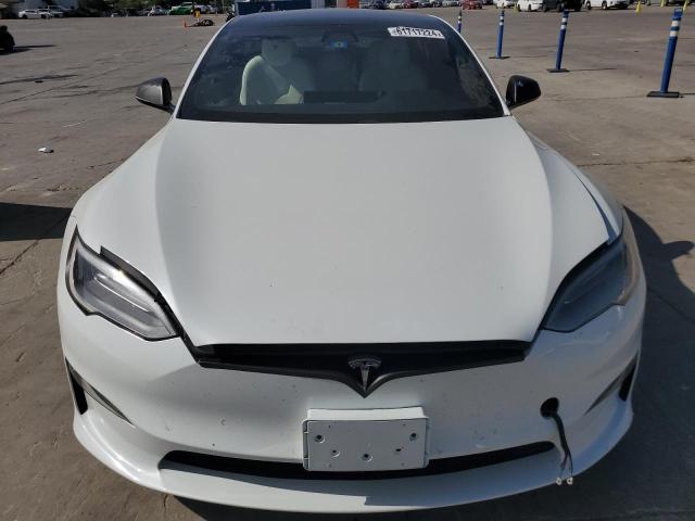 5YJSA1E68NF466003 - 2022 TESLA MODEL S 白色 照片 5