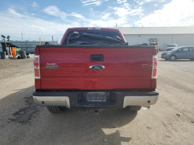 1FTFW1ET0DKF85190 - 2013 FORD F150 SUPERCREW RED photo 6