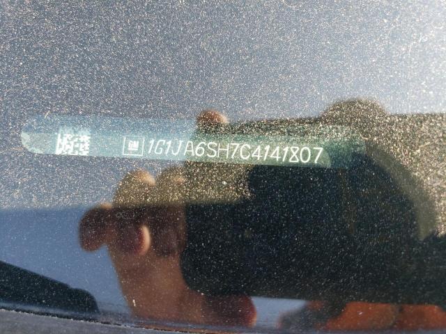 1G1JA6SH7C4141807 - 2012 CHEVROLET SONIC LS 白色 照片 12