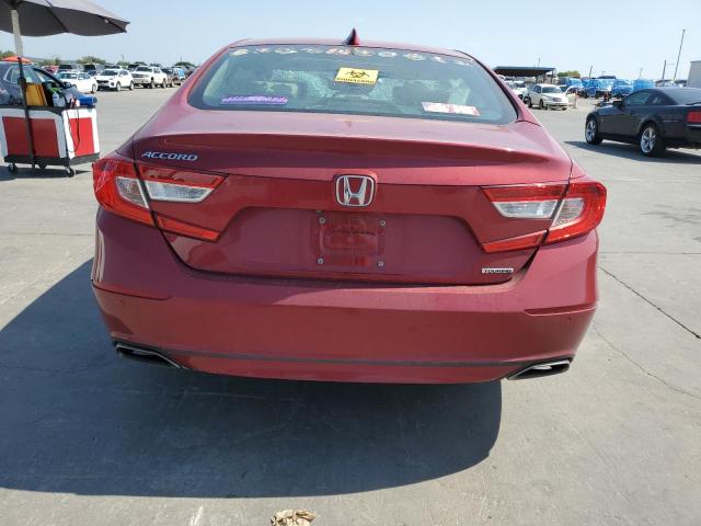 1HGCV1F96JA107237 - 2018 HONDA ACCORD TOURING BURGUNDY photo 6