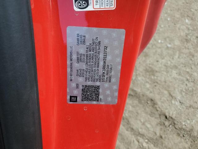 1G1FK1R65K0113732 - 2019 CHEVROLET CAMARO ZL1 RED photo 13