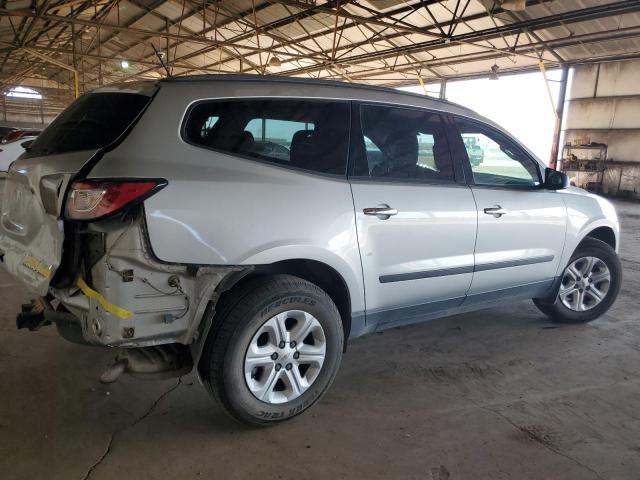 1GNKRFED6FJ387922 - 2015 CHEVROLET TRAVERSE LS SILVER photo 3