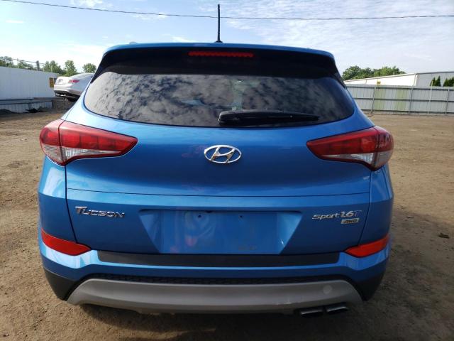 KM8J3CA25HU340600 - 2017 HYUNDAI TUCSON LIMITED BLUE photo 6